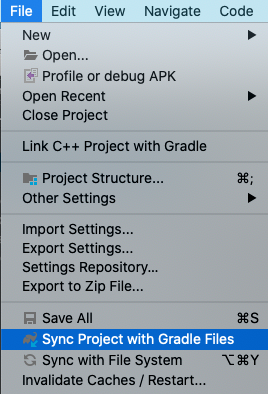 Gradle Sync