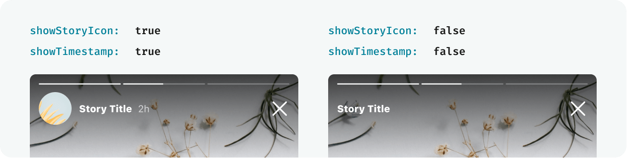 Diagram illustrating playerTheme options